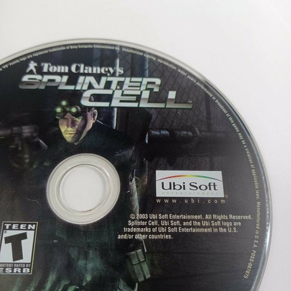 Splinter Cell Tom Clancys Black Case PS2 Game/Booklet *MINOR WEAR - Picture 10 of 14